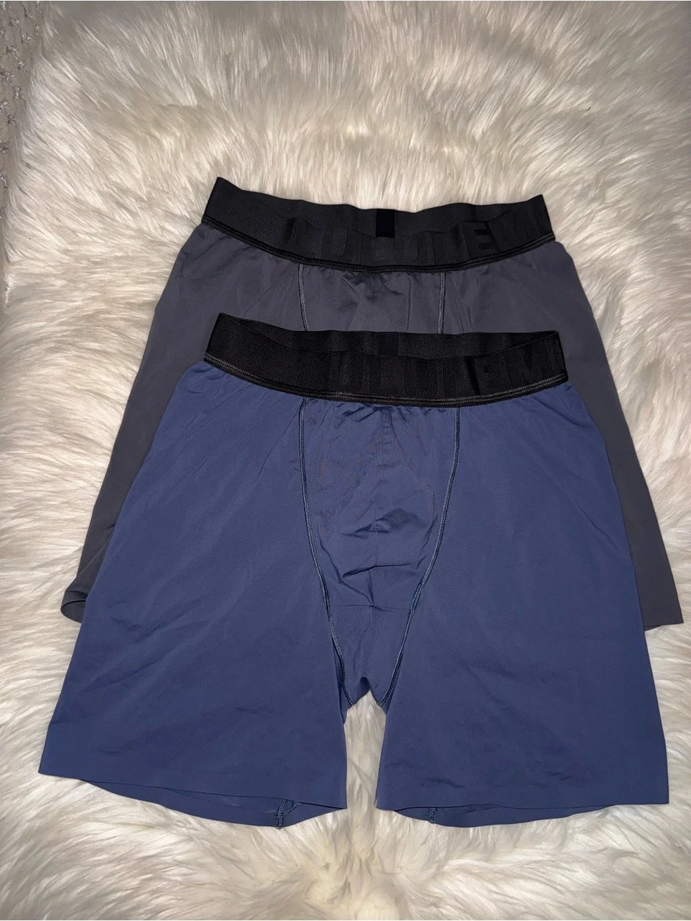 lululemon athletica Men's Blue and Black Boxer Briefs